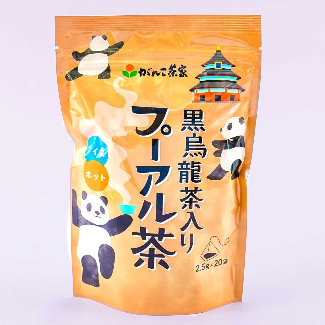 Ganko Tea House Pouch – Black Oolong & Pu’er Tea