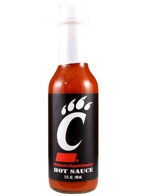 Collegiate Hot Sauce – Cincinnati Bearcats, 5oz.
