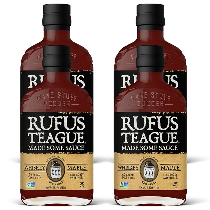 Rufus Teague Sauce Bbq Whiskey Maple 15.25 Oz – Pack Of 6
