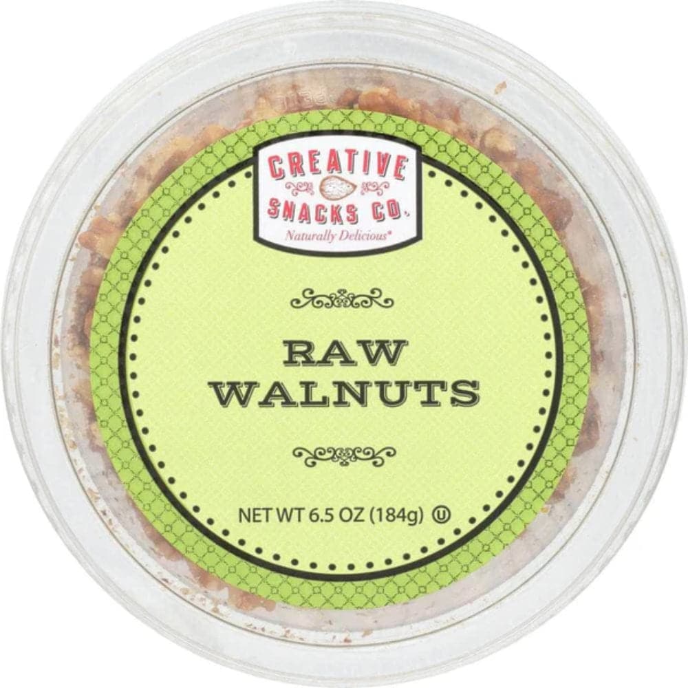 Creative Snacks – Halves Cup Raw Walnut, 6.5 Oz