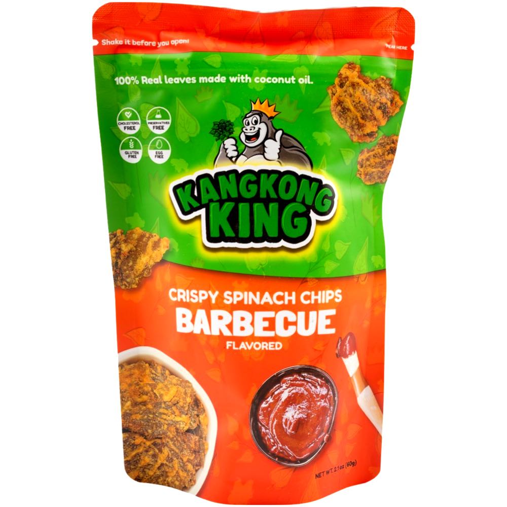 KangKong King – Crispy Spinach Chips – Barbecue Flavored – 60 G