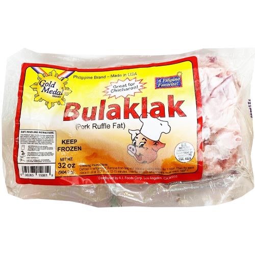 Gold Medal – Bulaklak – Pork Ruffle Fat – Great for Chicharon – 32 OZ