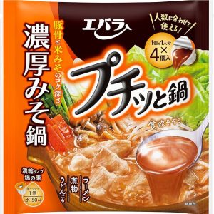 Ebara “Puchitto Nabe”, Noukou Miso, 4 cups in 1 bag