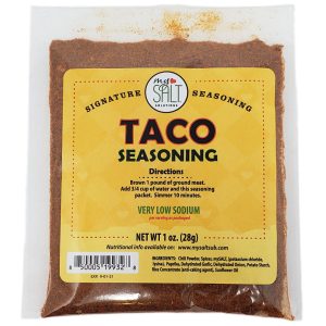 MySalt Low Sodium Taco Seasoning – 1oz.