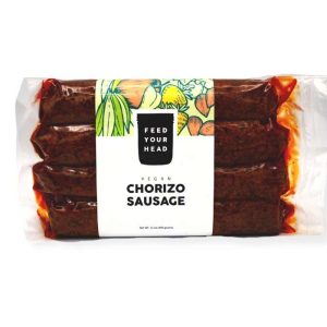 Feed Your Head – Vegan Chorizo Sausage, 4 Pack | Buy From PlantX