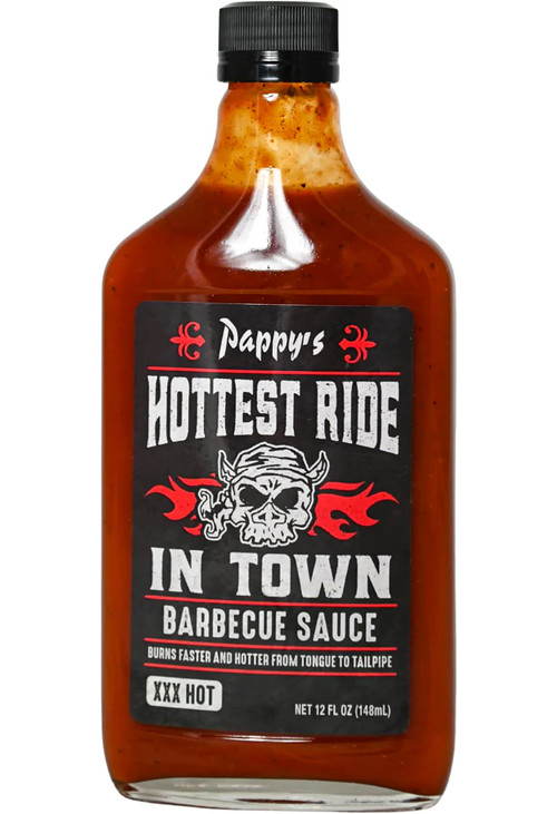 Pappy’s Hottest Ride in Town BBQ Sauce, 12oz.