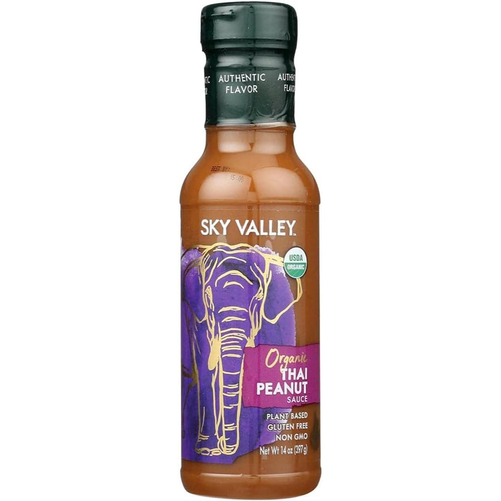 Sky Valley – Organic Thai Peanut Sauce, 14 Oz – Pack of 6