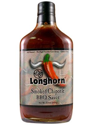 Texas Longhorn Smokey Chipotle Barbecue Sauce, 15oz.