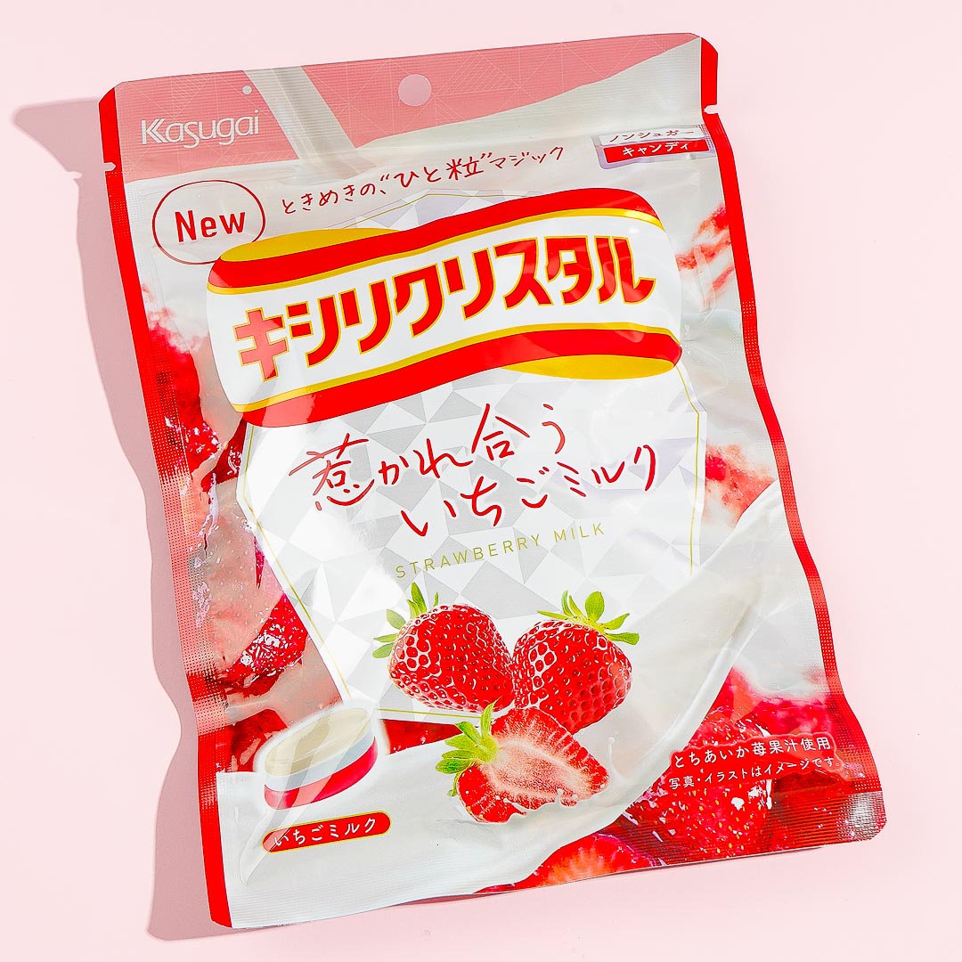 Kasugai Xylicrystal Candy – Strawberry Milk