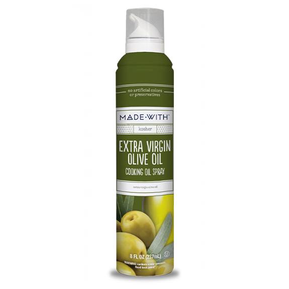 Made With Extra Virgin Olive Oil Cooking Spray – Healthy & Convenient