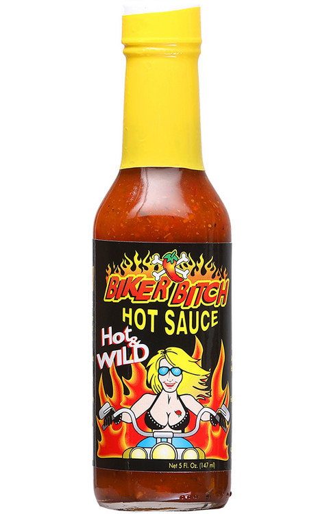 Biker Bitch Hot n Wild Hot Sauce, 5oz.