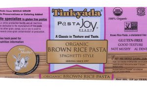 Tinkyada Pasta Brown Rice Spaghetti Org 12 Oz – Pack Of 1