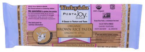 Tinkyada Pasta Brown Rice Spaghetti Org 12 Oz – Pack Of 1