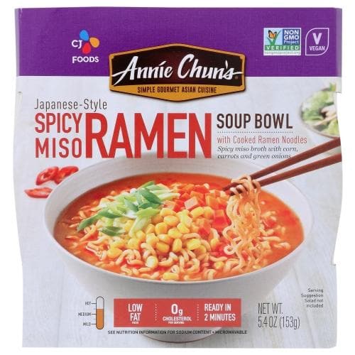 Annie Chun’s Spicy Miso Ramen Bowl – Savory Soup for Any Meal