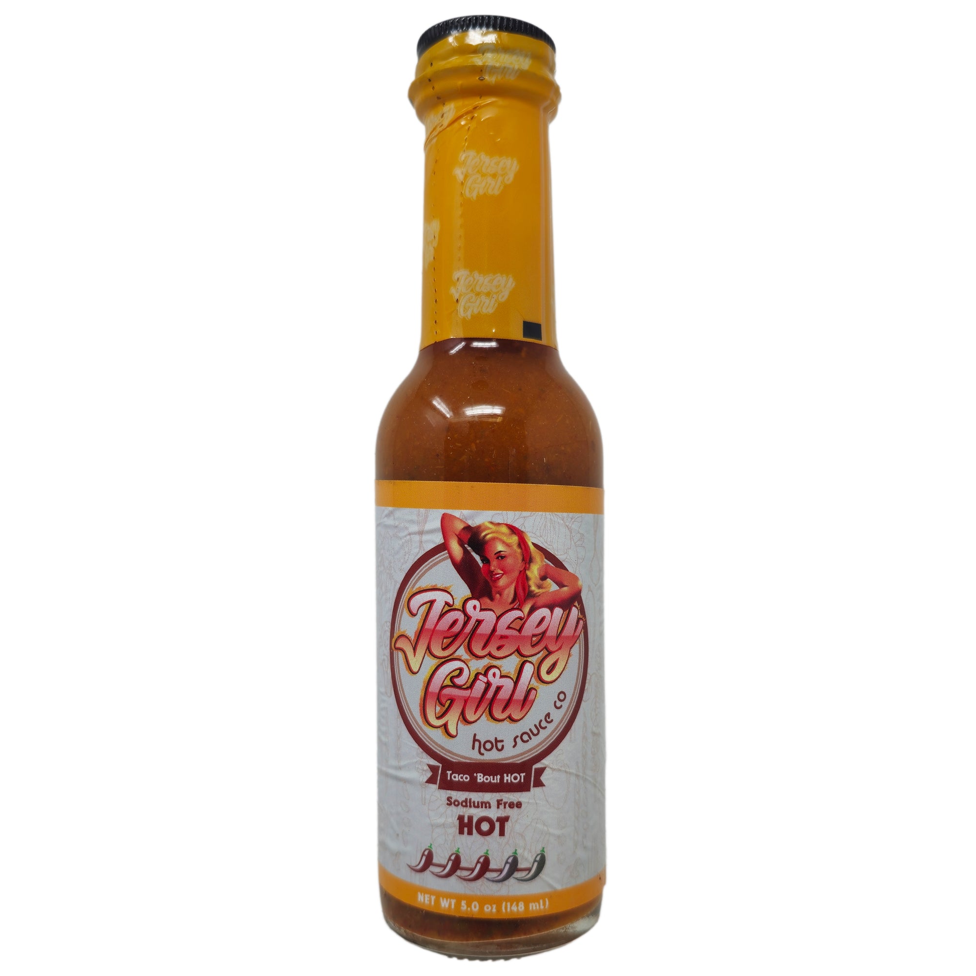 Jersey Girl Taco ‘Bout Hot Sauce Sodium Free – 5oz