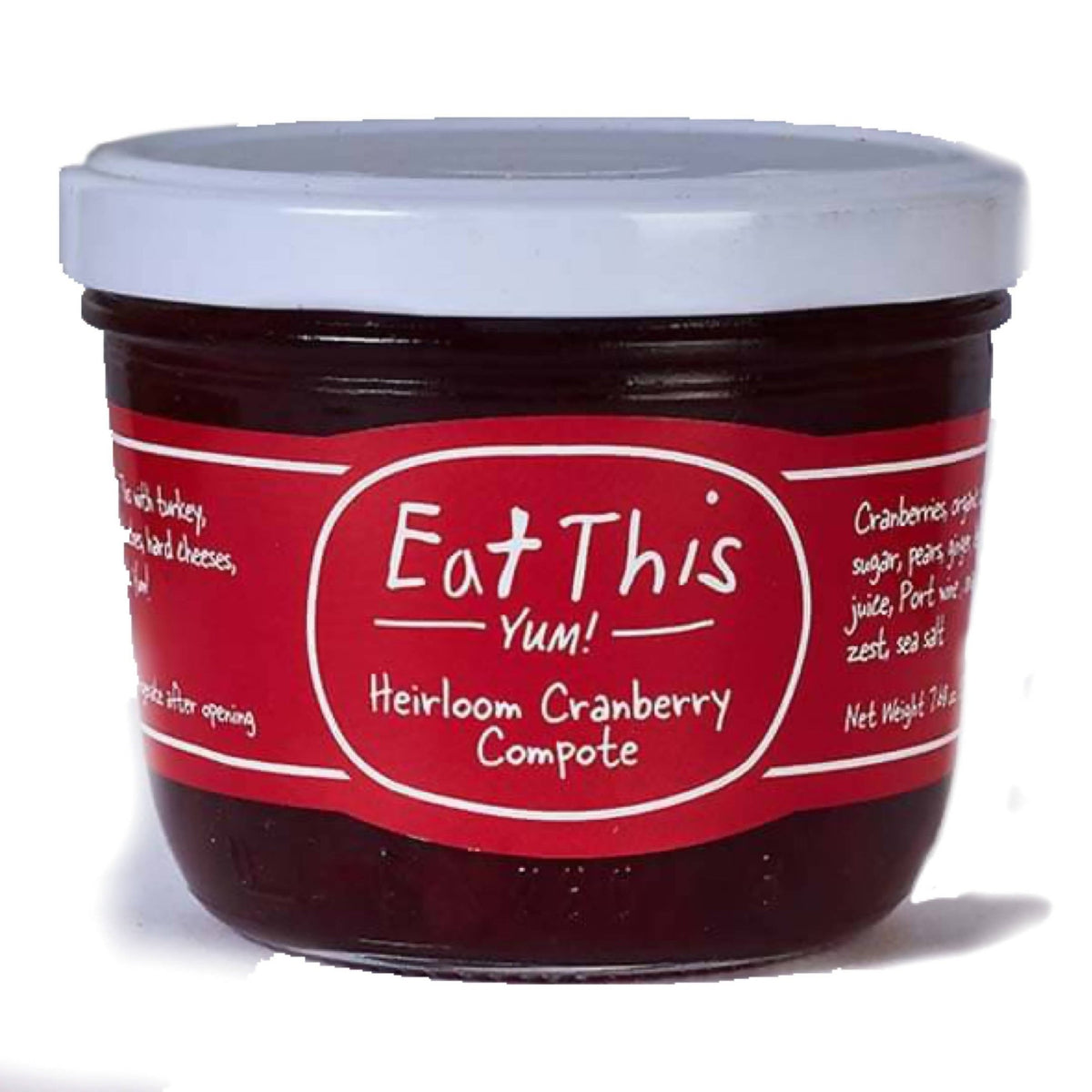 Cranberry Compote Jam- Heirloom – Tub – 32oz