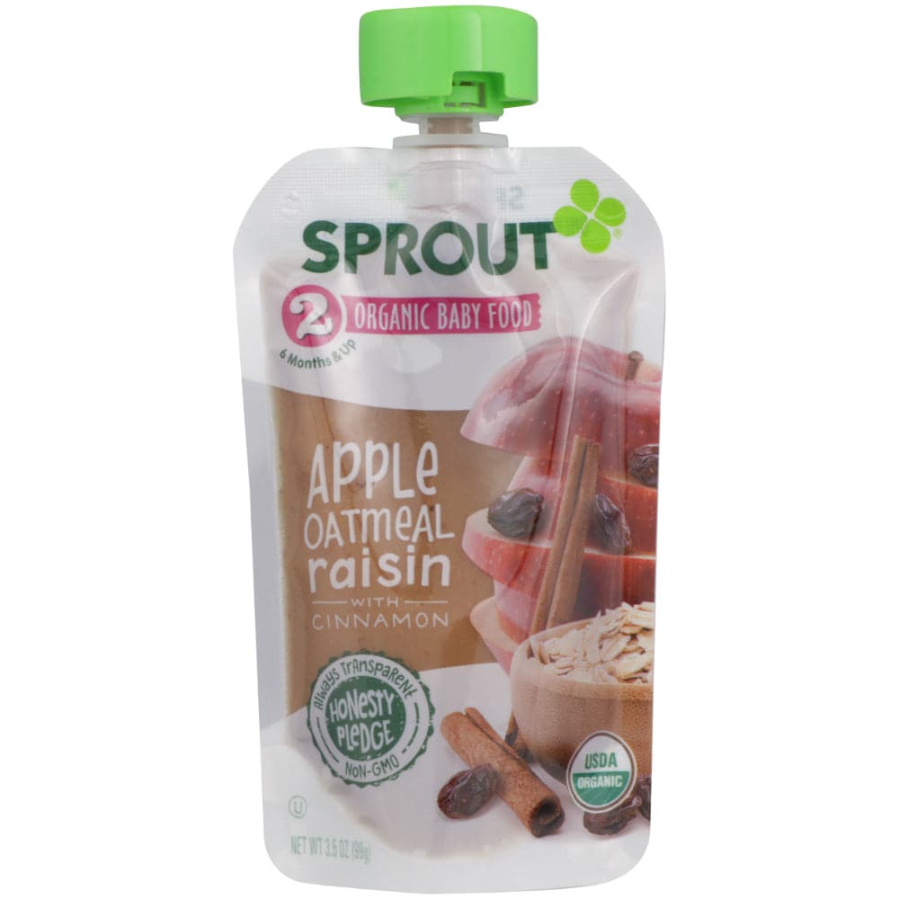 Sprout – Organic Apple Oatmeal Raisin With Cinnamon Baby Food