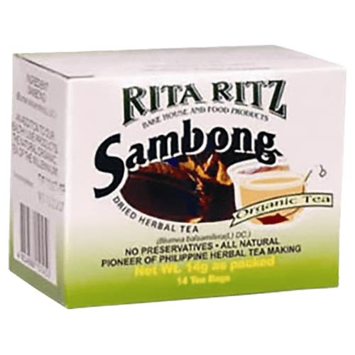 Rita Ritz – Sambong – Organic Tea – Dried Herbal Tea – 14 Tea Bags – 14 G