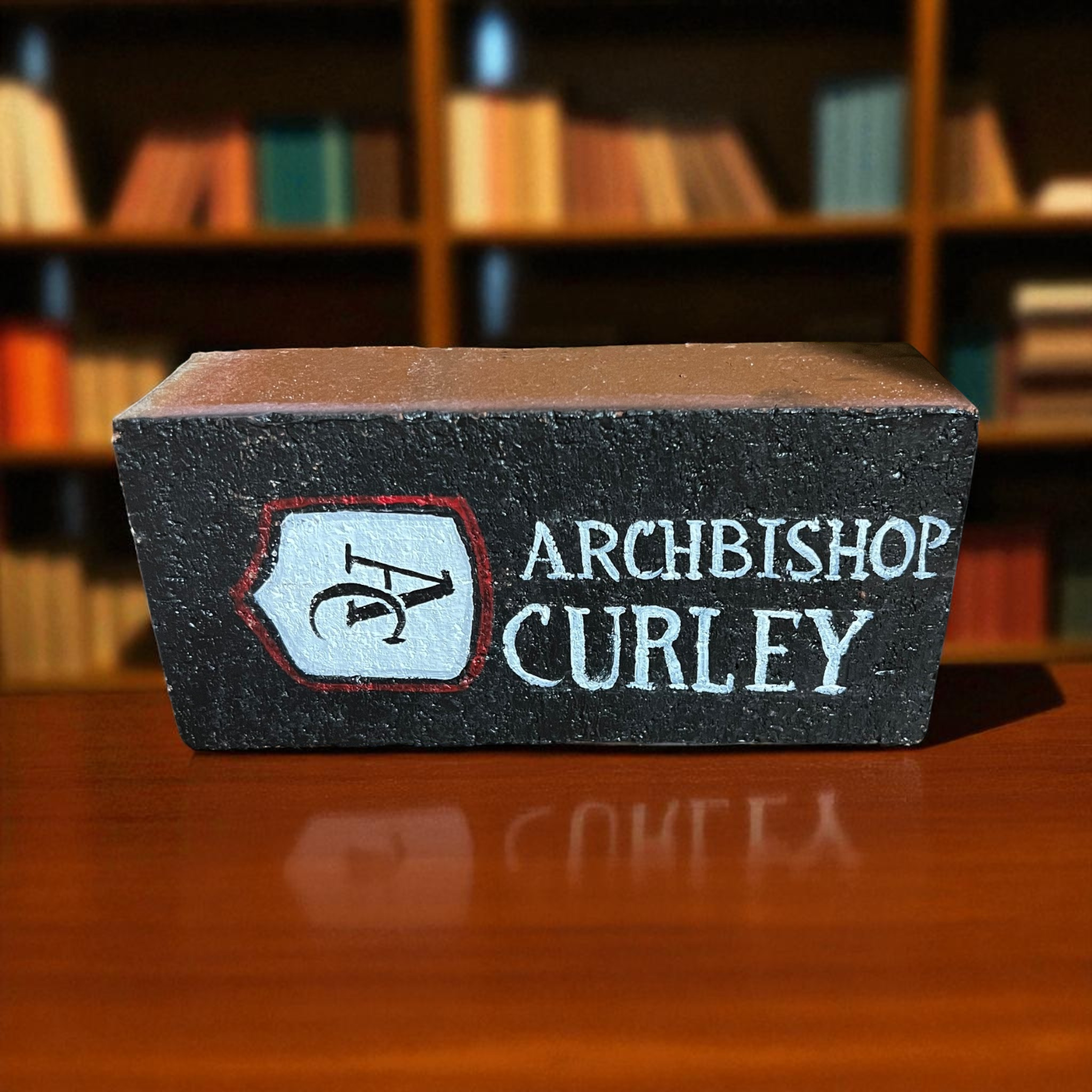 Linda Amtmann Hand Painted Brick- Curley