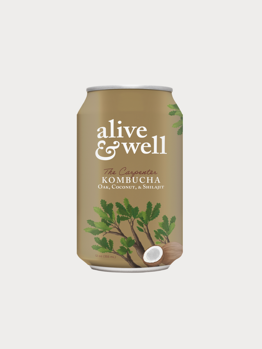 Oak & Coconut Kombucha Cans – 6 Pack case