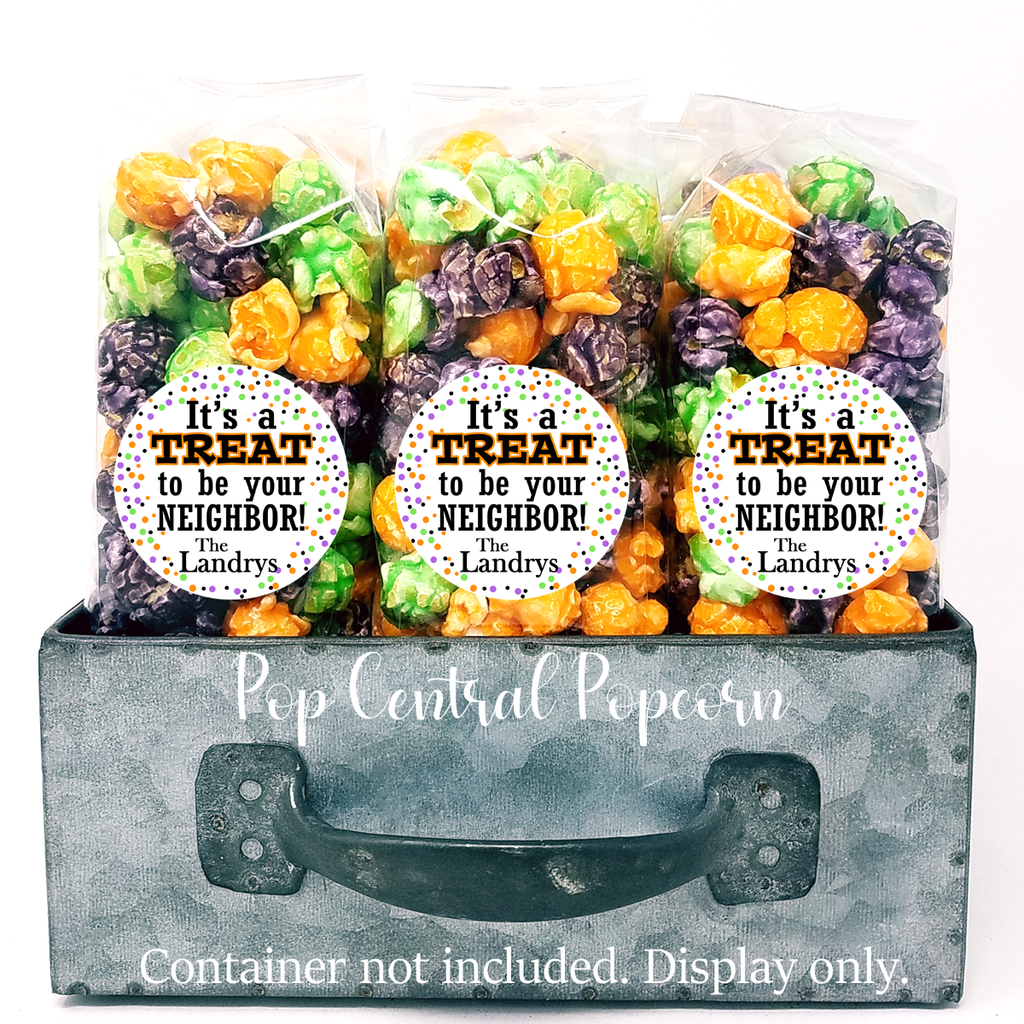 Halloween Popcorn Bags – It’s a Treat to be your Neighbor