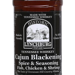 Historic Lynchburg Tennessee Whiskey Cajun Blackening Spice and Seasoning, 4.2oz.