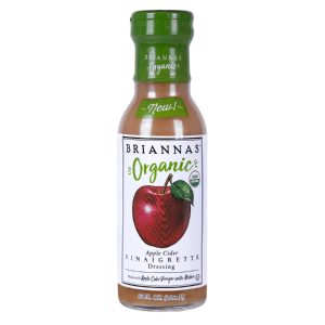 Briannas – Organic Apple Cider Vinaigrette Dressing, 10 Oz (Pack Of 6)