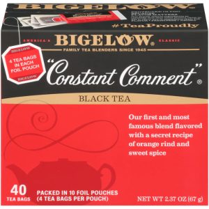 Bigelow – Constant Comment Tea, 40 Bags, 2.37 oz | Pack of 6