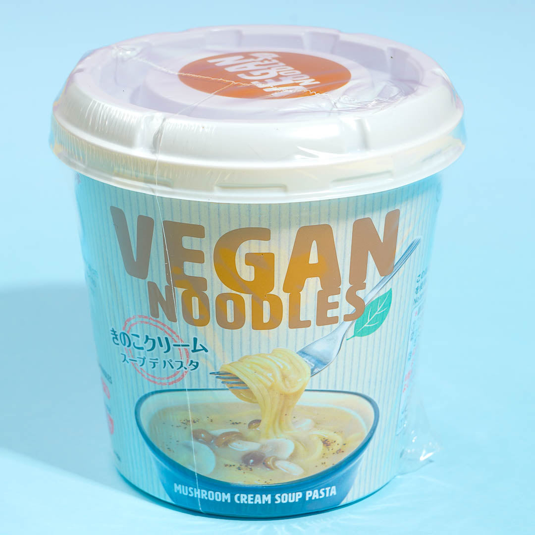 Yamadai Vegan Noodles – Mushroom Cream Soup Pasta