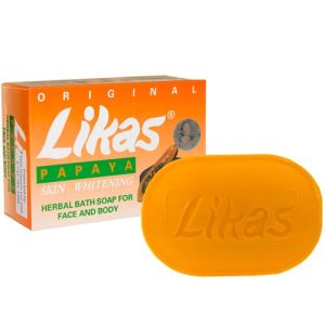 Likas – Original Papaya Skin – Herbal-Bath Soap For Face and Body – 135 G