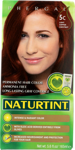 Naturtint Hair Color 5C Light Copper Chestnut 5.75 FO – Pack of 3