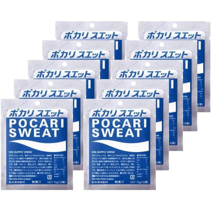 Pocari Sweat Powder 1L Pack (10 Sachets) Trusted Hydration Solution Made in Japan – Tokyo Sakura Mall
