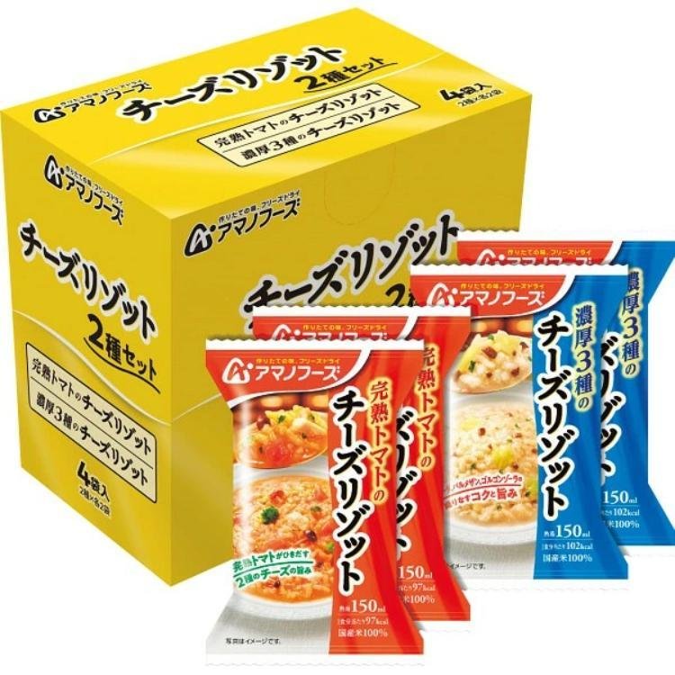 Amano Foods Cheese Risotto Freeze-Dried Rice Dish 4 Servings