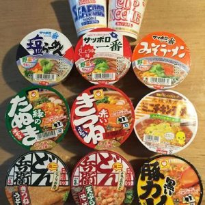 Japanese Instant Ramen, Soba, Udon, Yakisoba, 11 Cups Set, Mini
