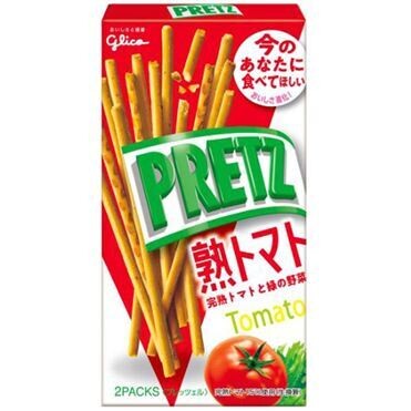 Glico “PRETZ” Tomato, Potato Pretzels, Japan, Snack, 60g in 1 box.