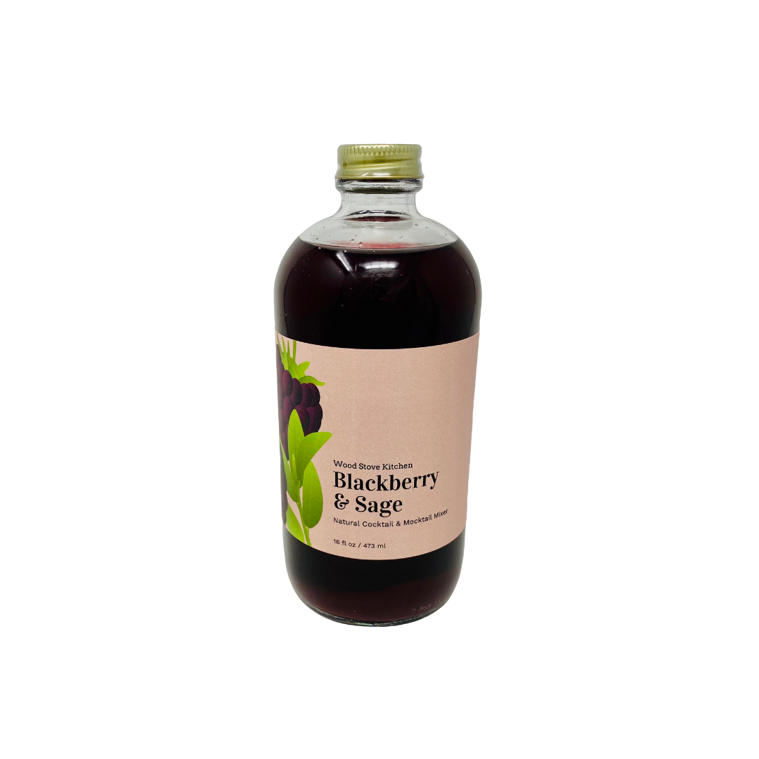 Wood Stove Kitchen – Blackberry & Sage Cocktail/Mocktail Mixer