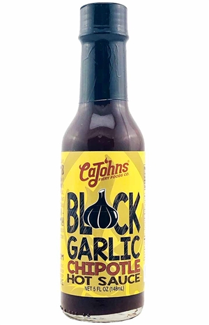 CaJohn’s Black Garlic Chipotle Hot Sauce, 5oz.