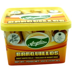Angelina – Barquillos – Sweet Wafer Rolls – 450 G
