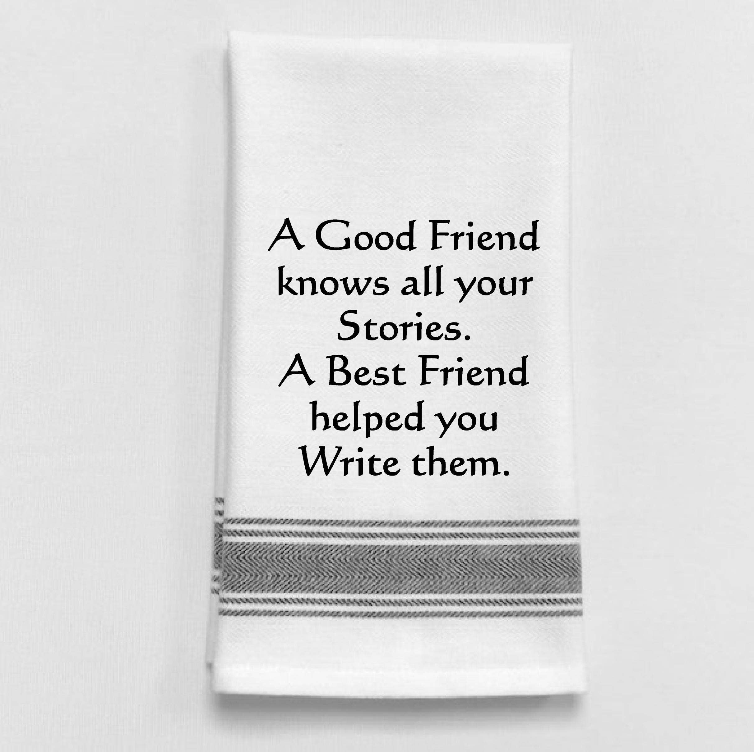 Wild Hare Designs – A Good Friend… Kitchen Towel