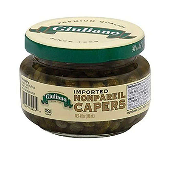Giuliano – Caper Nonpareil Imported, 4 Oz | Pack Of 12