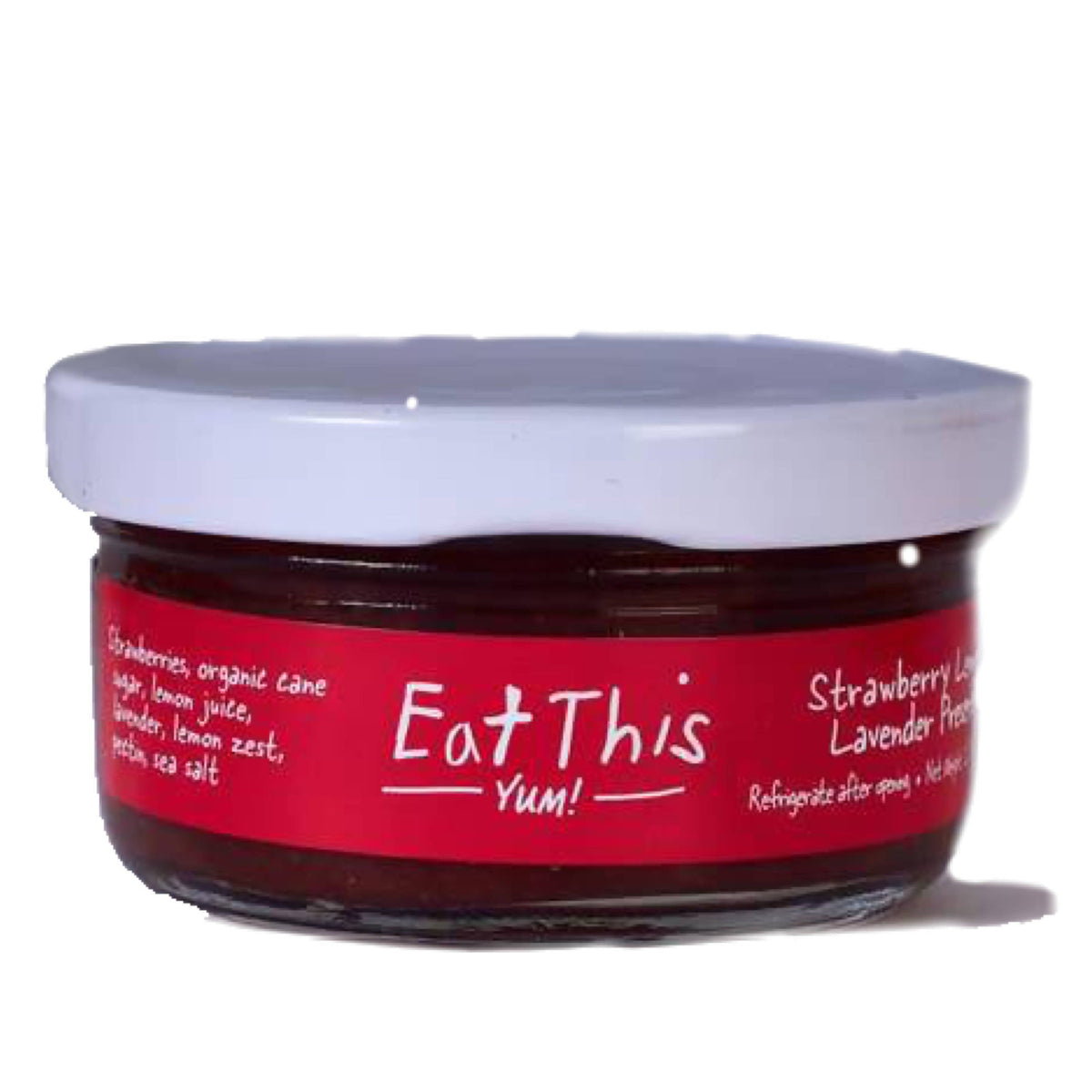 Strawberry Lemon Lavender Jam Jars – 12 x 2oz