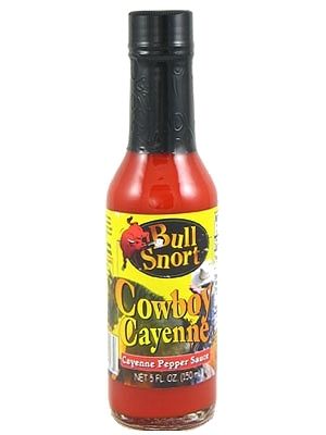 Bull Snort Cowboy Cayenne Hot Sauce, 5oz.