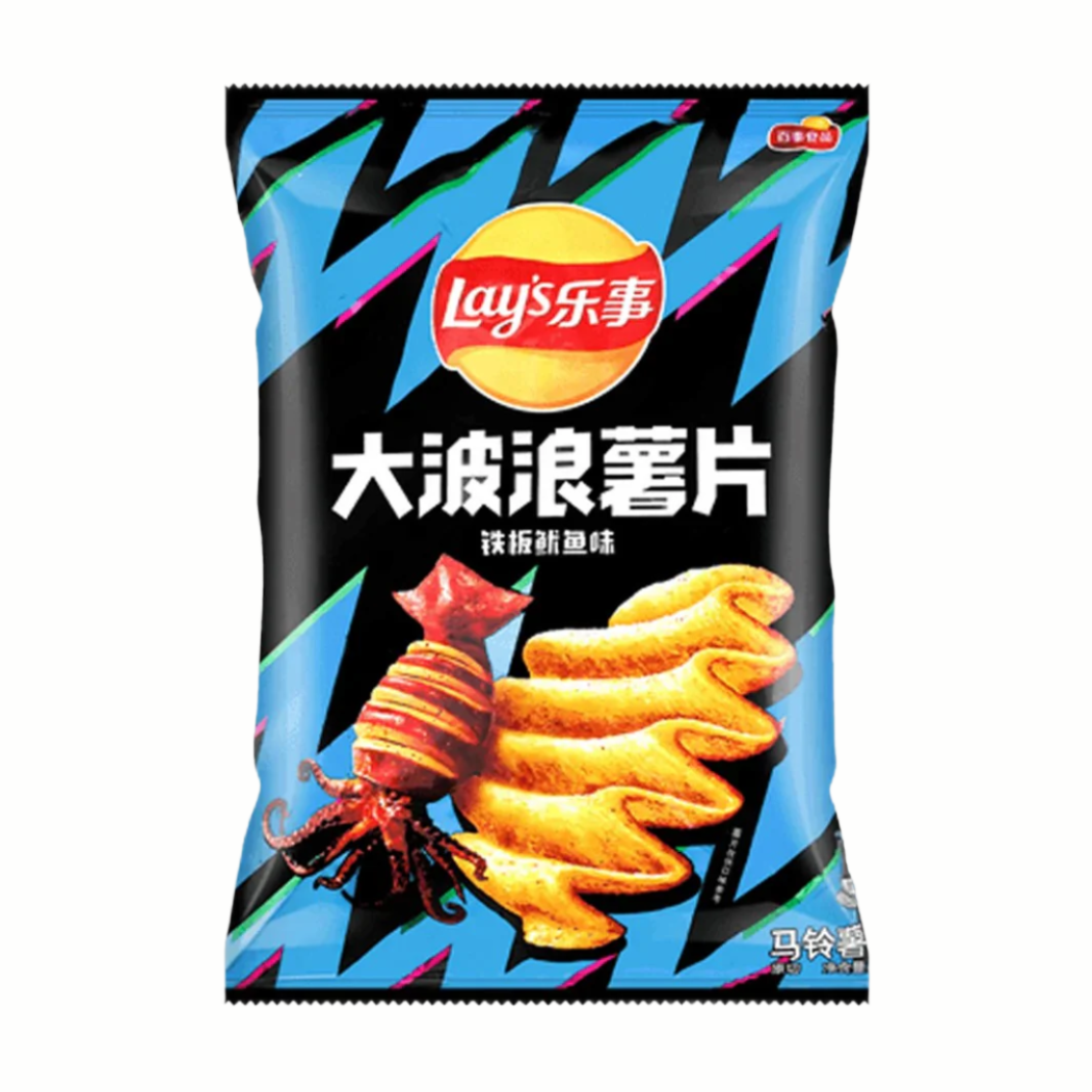 Lays Grilled Squid 70g – CHINA (Case of 12)