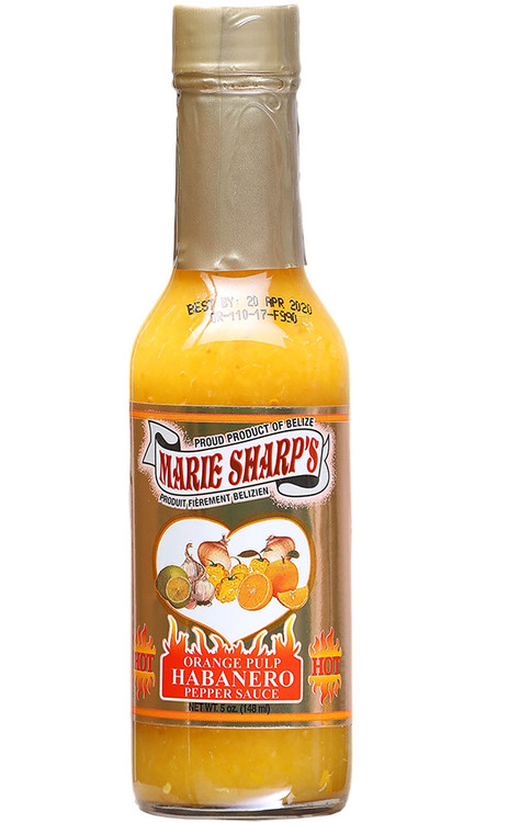 Marie Sharp’s Orange Pulp Habanero, 5oz.