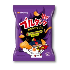 Samyang Buldak Spicy Potato Chips – Habanero & Lime Flavor