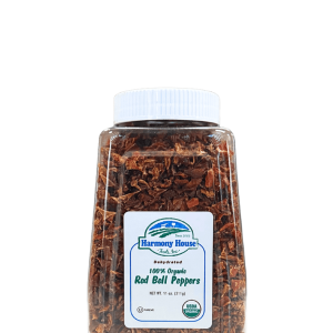 Bell Pepper, Red, Dried, Organic