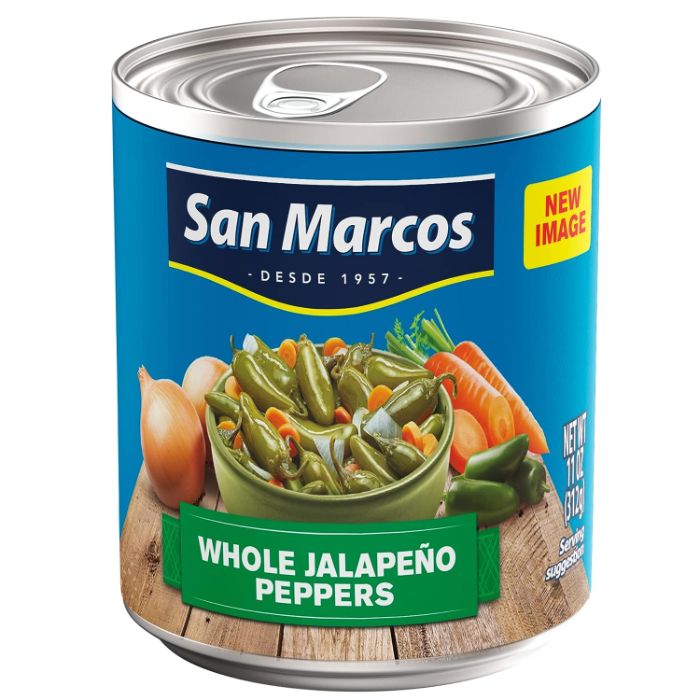 San Marcos – Pepper Jalapeño Whole, 11 Oz | Pack of 12