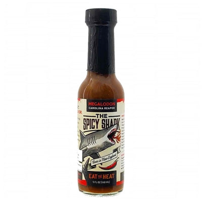 Hot Sauce Spicy Shark Megaladon Carolina Reaper Heat 6