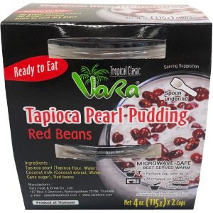 Vara – Tapioca Pearl Pudding – Red Beans – 2 Cups – 4 OZ