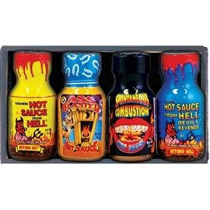 Xtreme Heat Mini Bottle Hot Sauce Four Pack